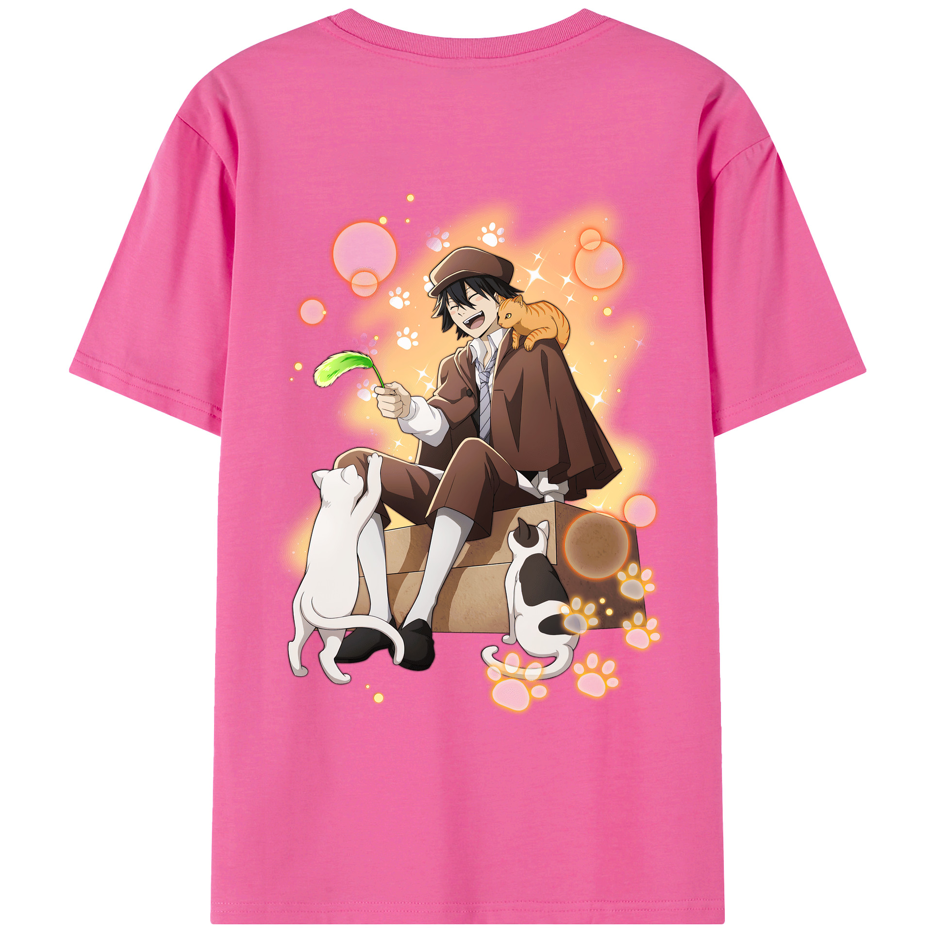 （画像用） 文豪ストレイドッグス Bungo Stray Dogs レディース半袖Tシャツ(バックプリント)